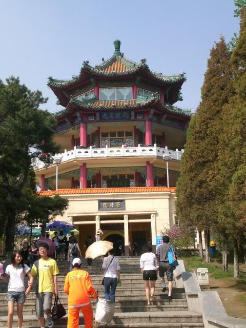 One of the buildings on the temple site.