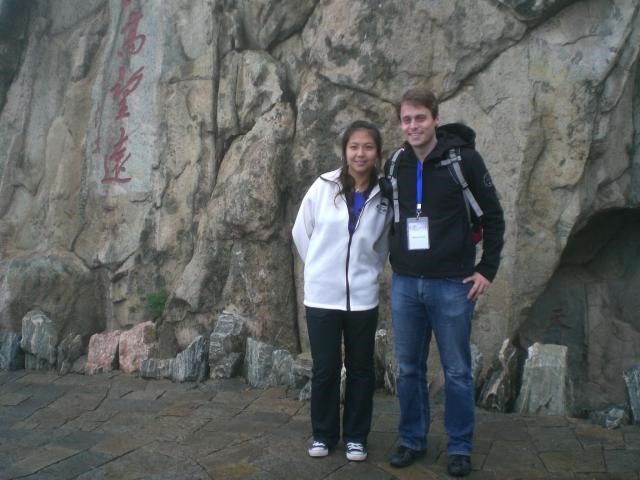 Me with a girl who asked for a picture.
