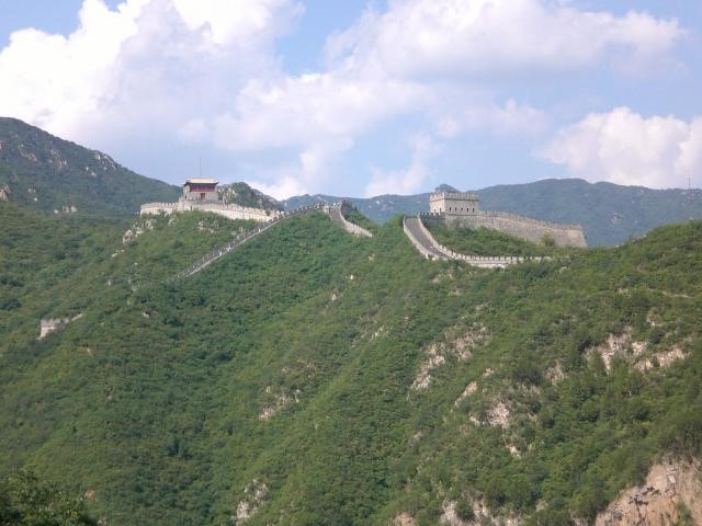 The great wall near Beijing.