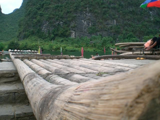 Typical fishing boat near Guilin, used for transporting tourists.