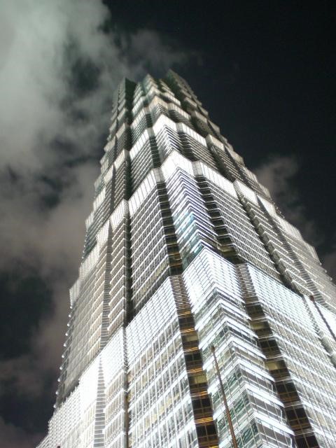 One of the new skyscrapers in Shanghai.
